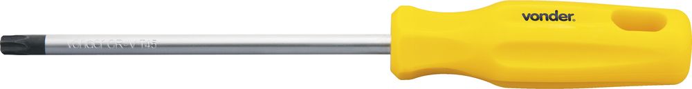 Chave torx t-45 com cabo reto cromo vanádio - Vonder