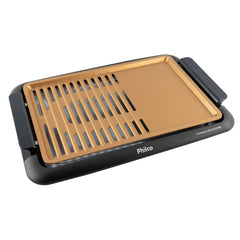 Churrasqueira Elétrica PCQ1500D 1500W Philco Base Removível e Coletor de Gordura 220V