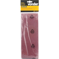 Cinta Lixa 100x610mm G100 com 10 peças Vonder