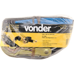 Cinta Para Amarração De Carga Com Catraca 0,8tx4,6m 25mm Cc080 Vonder