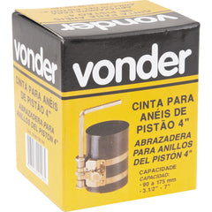 Cinta p/ anéis de pistão 6" 60mm à 175mm c/ catraca Vonder