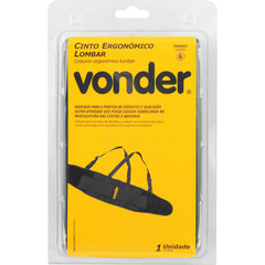 Cinto Ergonômico Lombar Tam. G Vonder