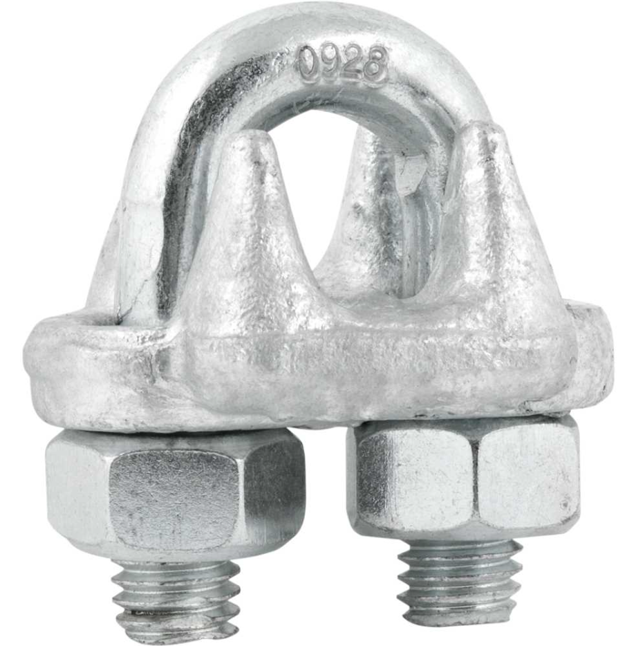 Clips para Cabo de Aço Uso Industrial 3/8" 3 Vonder Plus