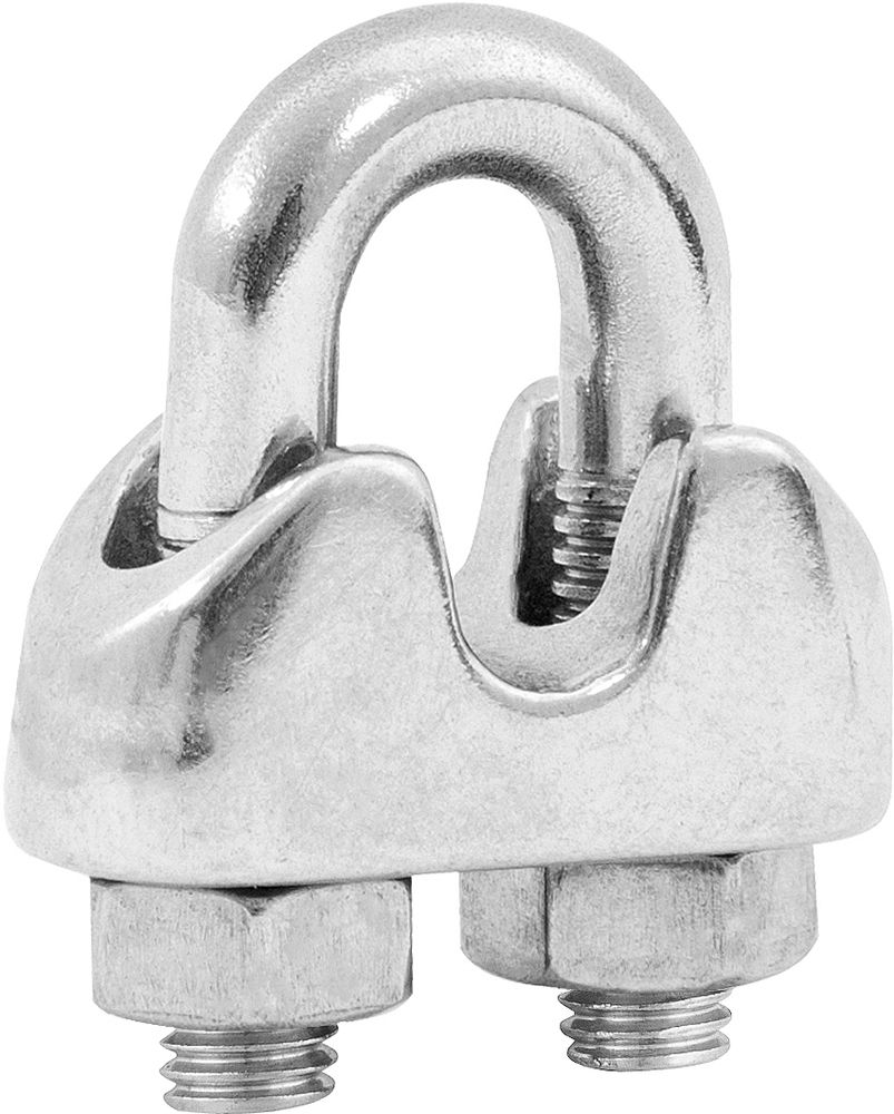 Clips Para Cabo de Aço 1/2" 12,7mm Inox Vonder