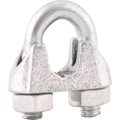 Clips p/ cabo de aço 1/4" leve galv c/ 1250 peças Nove54