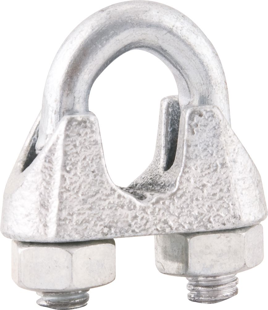 Clips para cabo de aço 1" leve galvanizado - Nove54