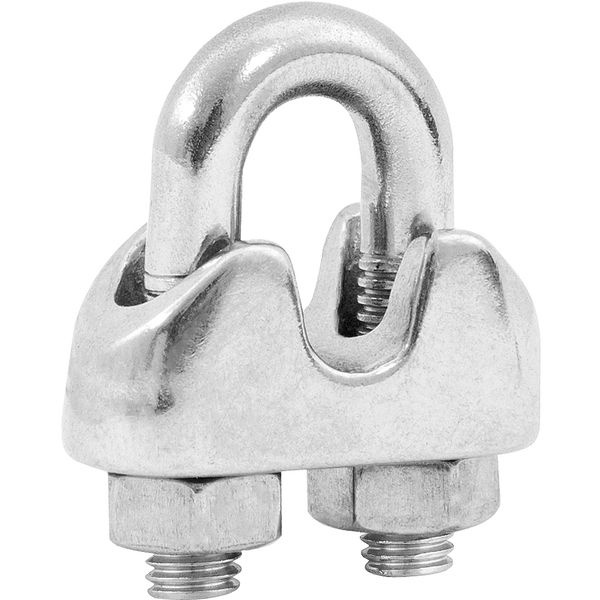 Clips para cabo de aço 5/8" leve inox - Vonder