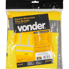 Colete Refletivo sem Bolso Amarelo Cv102 Vonder