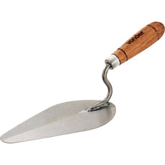 Colher para pedreiro 8" oval cabo madeira Vonder