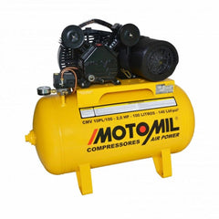 Compressor Air Power Monofásico 220V CMV-10PL/100A Motomil