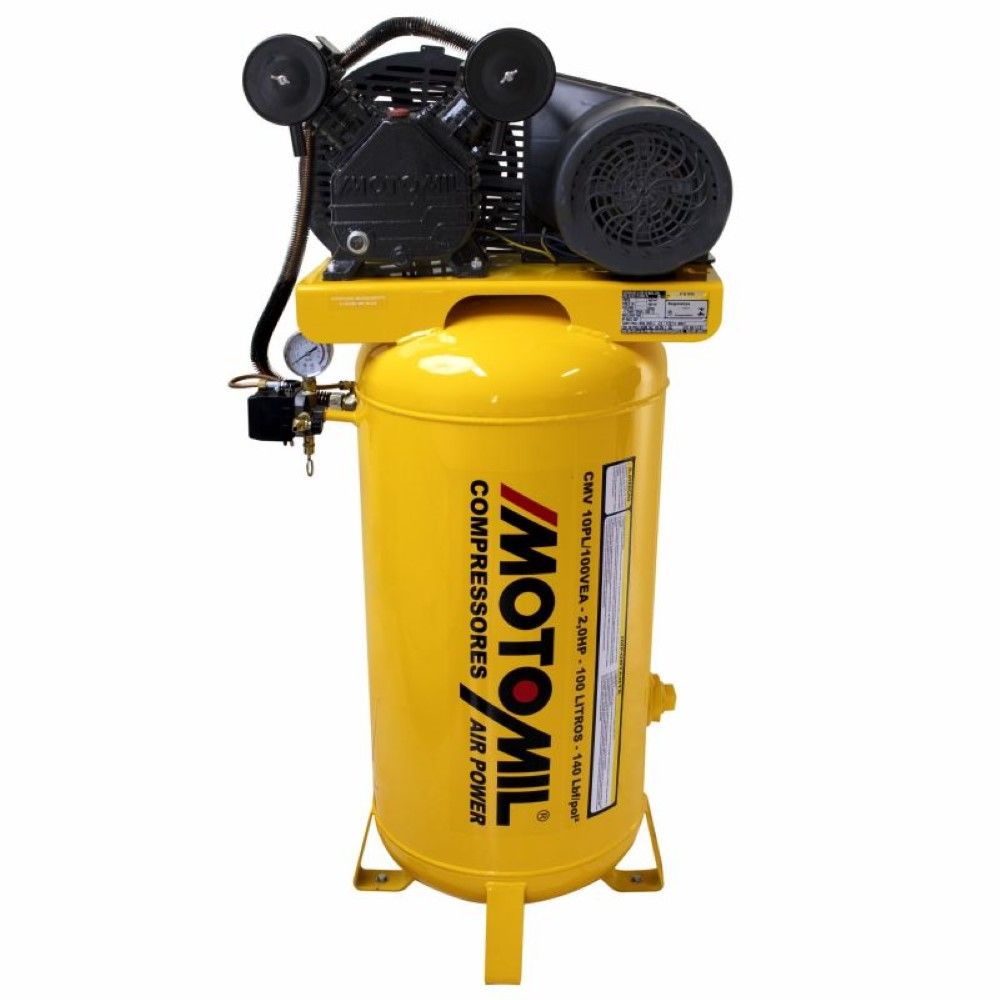 Compressor Ar Vertical Mono 220V CMV-10PL/100VE Motomil