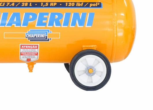 Compressor Ar 1,5HP Mono Bivolt 28L  c/Kit Hobby Chiaperini