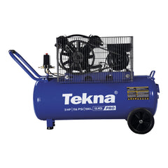 Compressor de Ar Cp150100P-2 Tekna 100L 3HP Pressão Máxima 116 PSI Com Rodas Traseira 220V 60Hz