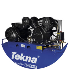 Compressor de Ar Cp150100P-1 Tekna 100L 3HP Pressão Máxima 116 PSI Com Rodas Traseira 127V 60Hz