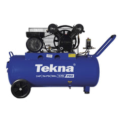Compressor de Ar Cp150100P-1 Tekna 100L 3HP Pressão Máxima 116 PSI Com Rodas Traseira 127V 60Hz