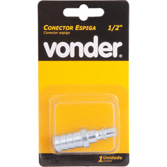 Conector pino racord espiga 1/2" com 1 peça - Vonder