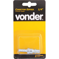 Conector pino racord espiga 1/4" com 1 peça - Vonder