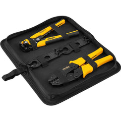 Conjunto Alicate Crimpador e Desencapador com 4 peças Vonder
