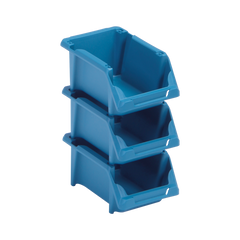 Gaveta Plástica Prática N3 Azul Empilhável Presto