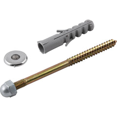 Conjunto Fixação p/ Sanitário 12mm Latonado c/ 2 pçs Vonder