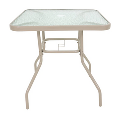 Conjunto Miami 4 Cadeiras + Mesa + Guarda-Sol Bege Bel