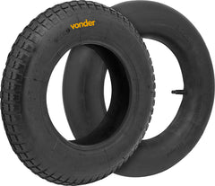Conjunto pneu e câmara de ar 3,25x8 Vonder