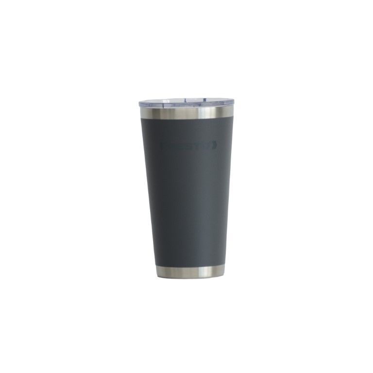 Copo Térmico com Tampa Quente/Frio 473ml Cinza Presto