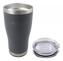 Copo Térmico com Tampa Quente/Frio 600ml Cinza Presto