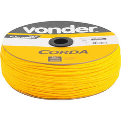 Corda Trançada 4mmx360m 2,9kg Amarela Vonder - Guimepa