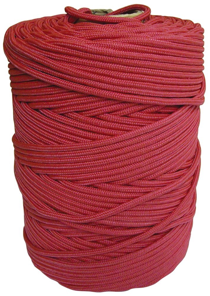 Corda Trançada Multifilamento Vonder 3,0mm 1,0kg 277m Vermelha Polipropileno Vonder
