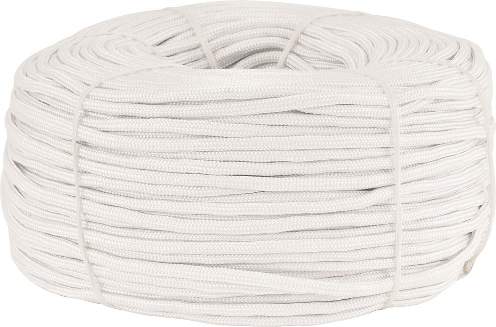 Corda Multifilamento Trançada 5,0mm 4,0kg 356 Metros Branca