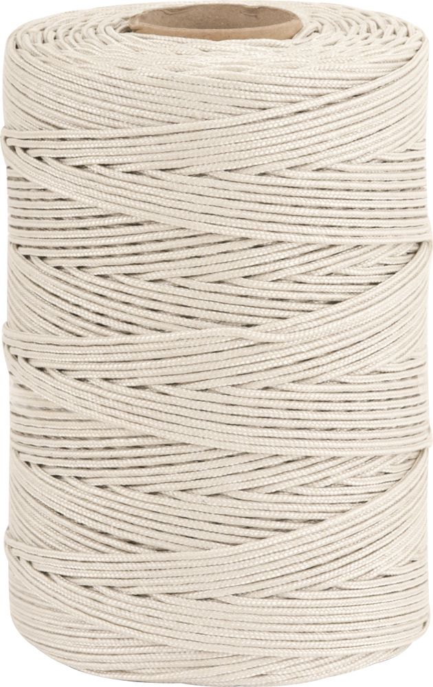 Corda Multifilamento Trançada 6,0mm 4,5kg 180m Branca Vonder - Guimepa