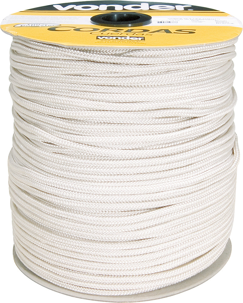 Corda Trançada 8,0mm 11,0kg 228m Branca Vonder