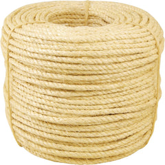 Corda sisal torcida 6,0mm 7,0kg 220 metros natural Vonder - Guimepa