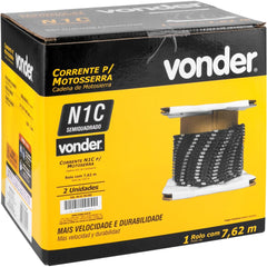 Corrente N1C p/ Motosserra Rolo c/ 7,62 metros 25 Pés Vonder