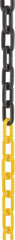 Corrente pvc elo 10x35x40mm amarela/preta com 10mts - Vonder