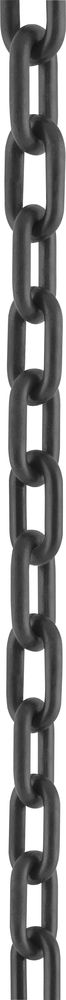 Corrente pvc elo 10x35x40mm preta com 10mts Vonder