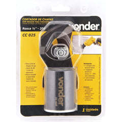 Cortador Chapas Para Furadeira Capacidade 1,5mm Cc025 Vonder