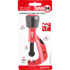 Cortador de tubo 1/8" à 1.1/4" p/ cobre e alumínio Nove54