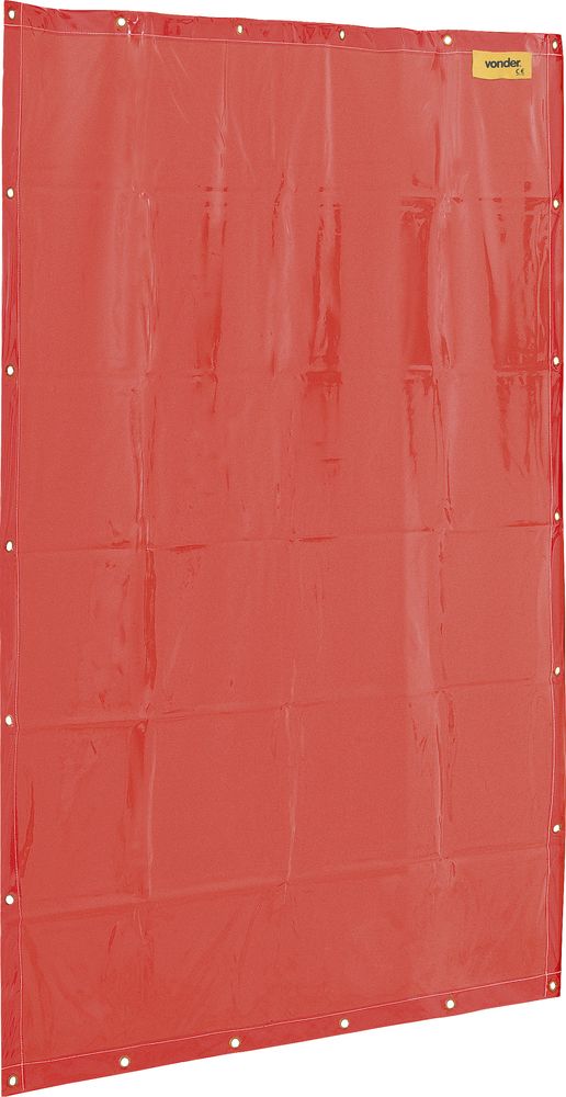 Cortina para solda 1,22x1,78 laranja sem suporte Vonder