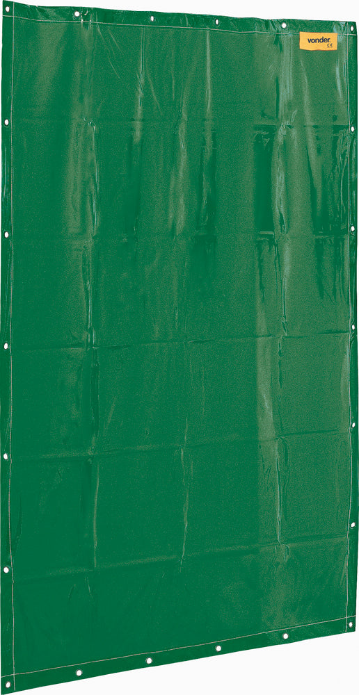 Cortina para solda 1,22x1,78 verde sem suporte Vonder