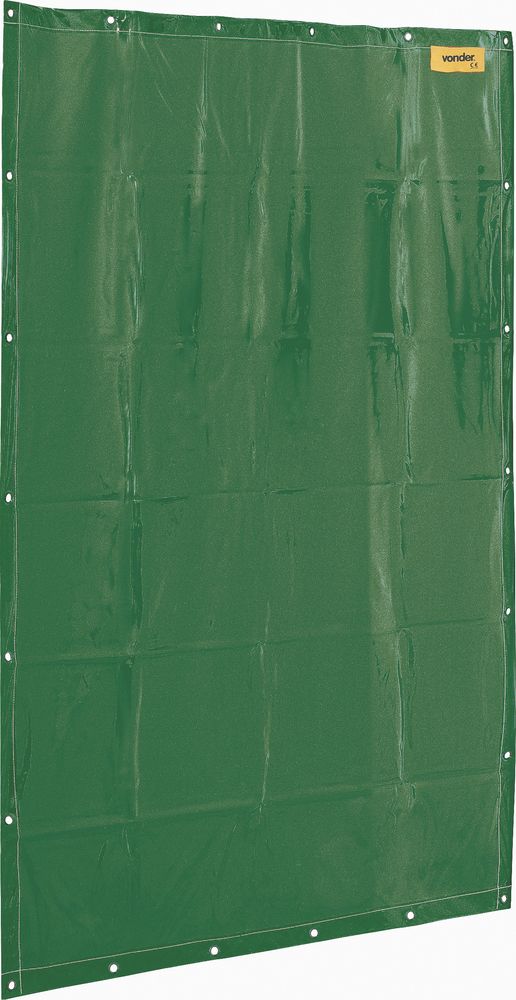 Cortina para solda 1,22x1,78 verde sem suporte Vonder