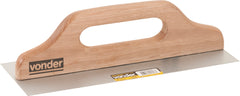 Desempenadeira Lisa 12,0x31,0cm Total Madeira Fecha Vonder