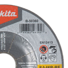 Disco 2 em 1 Corte/Desbaste 115 x 2 x 22.23mm Makita B-50360