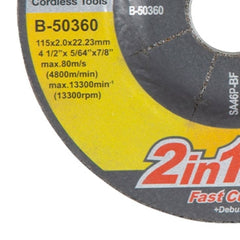 Disco 2 em 1 Corte/Desbaste 115 x 2 x 22.23mm Makita B-50360