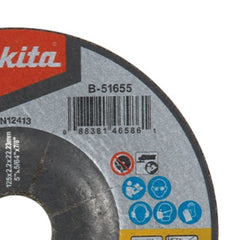 Disco de Corte e Desbaste 125 x 2 x 22.23 mm B-51655 Makita