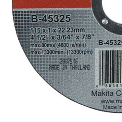 Disco Abrasivo de Corte para Alumínio B-45325-5 Makita
