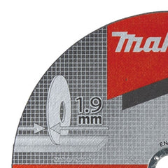 Disco de Corte Abrasivo Aluminio B-45369-10 Makita 230mm 10 Unidades