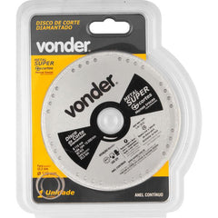Disco Corte 115mm Diamantado Contínuo Metal Super Vonder