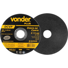 Disco de corte 115mm x 10mm x 2223mm DCVP Vonder Plus